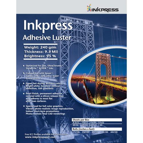Inkpress Media Adhesive Luster Paper