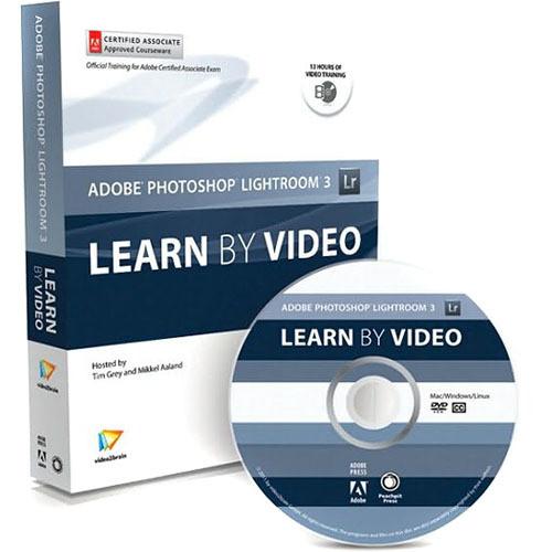 Peachpit Press Book & DVD-ROM: Learn Adobe Photoshop Lightroom 3 by Video
