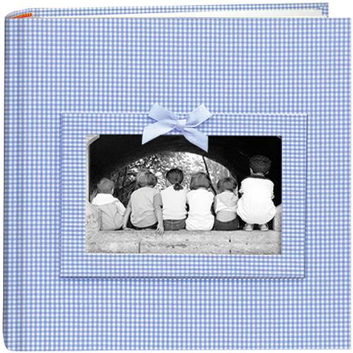 Pioneer Photo Albums DA200GRB-GB Baby Frame Gingham Fabric Memo Album