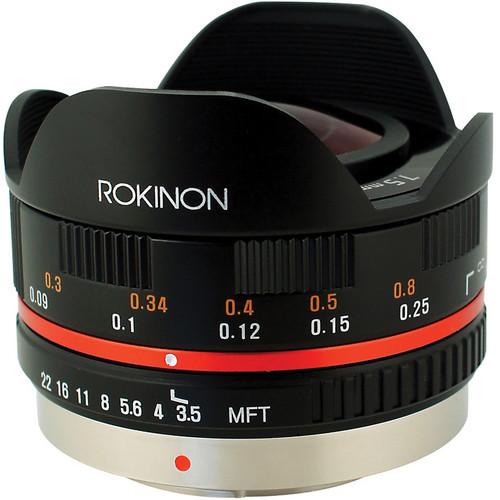 Rokinon 7.5mm f 3.5 Ultra Wide-Angle Fisheye Lens for Micro 4 3