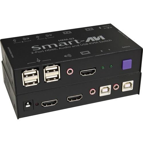 Smart-AVI HKM-02 2-Port Cross-Platform HDMI KVM