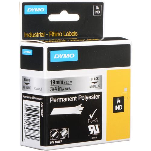 Dymo Metalized Permanent Poly Labels