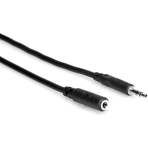 Hosa Technology Headphone Extension Cable, 3.5mm TRS to 3.5mm TRS, 2 ft