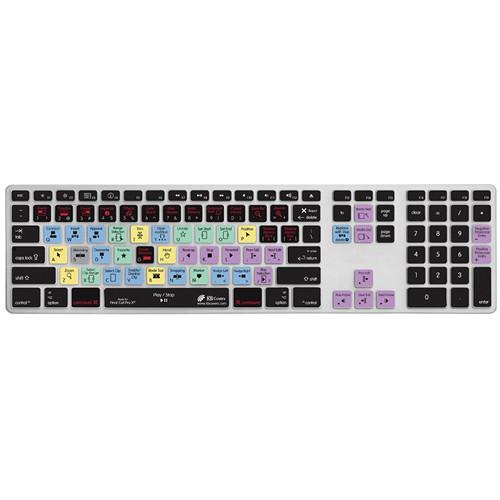 KB Covers Final Cut Pro X Keyboard Cover for Apple Ultra Thin Keyboard With Numeric Keypad