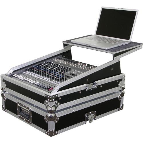 Odyssey Innovative Designs FZGSMX1912 Flight Zone Glide Style Case for a 19" Rackmount Live Sound Mixer Console