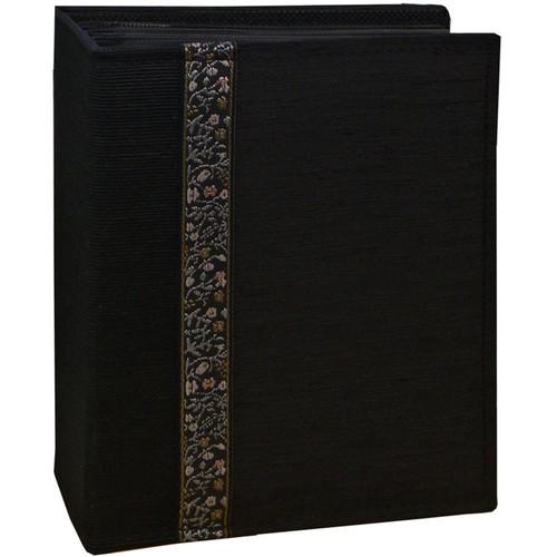 Pioneer Photo Albums TF4100-BK Tone-on Tone Fabric Photo Album
