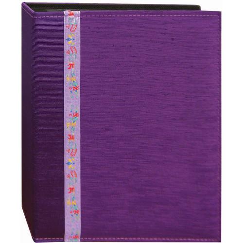 Pioneer Photo Albums TFP246-PR Tone-on Tone Fabric Photo Album