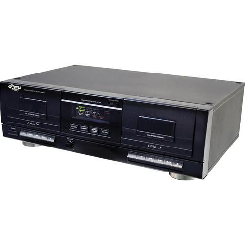 Pyle Pro Dual Cassette Deck with MP3 Converter, Pyle, Pro, Dual, Cassette, Deck, with, MP3, Converter