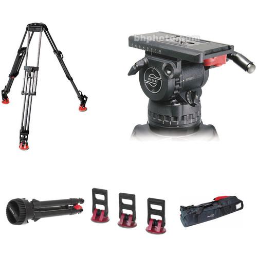 Sachtler DV-12SB Fluid Head and Carbon Fiber Tripod Kit