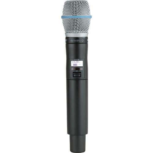 Shure ULXD2 Handheld Transmitter with Beta 87C Microphone Capsule
