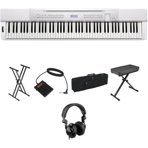 Casio PX-350 88-Key Piano Essentials Bundle