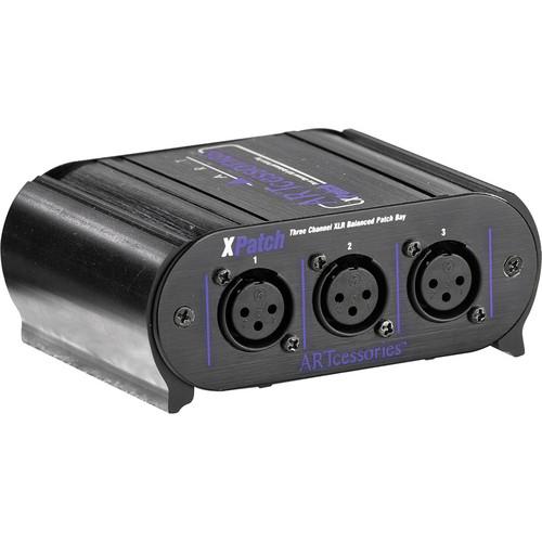 ART XPatch 3-Channel Balanced XLR Patch Bay