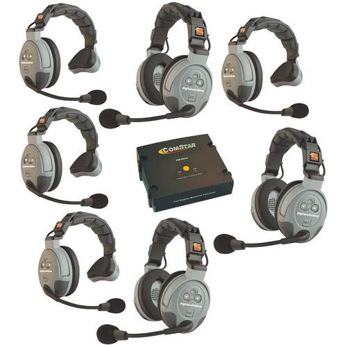 Eartec COMSTAR XT-7 7-User Full Duplex Wireless Intercom System