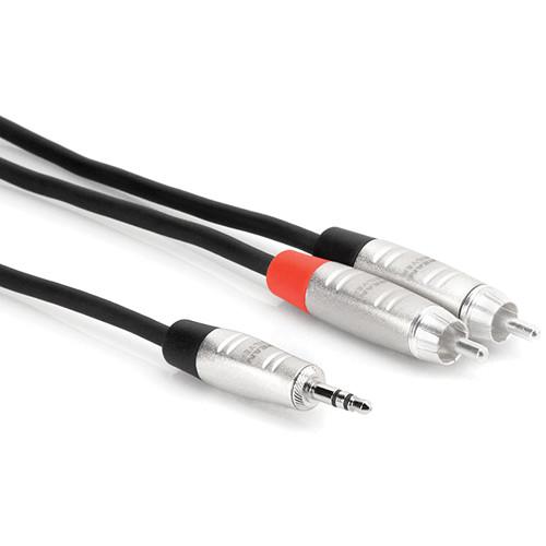 Hosa Technology REAN 3.5mm TRS to Dual RCA Pro Stereo Breakout Cable