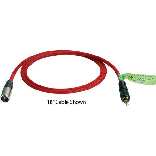 Laird Digital Cinema XLR Male to Mini Locking Plug Stereo Analog for Red Camera Cable - 10 Foot