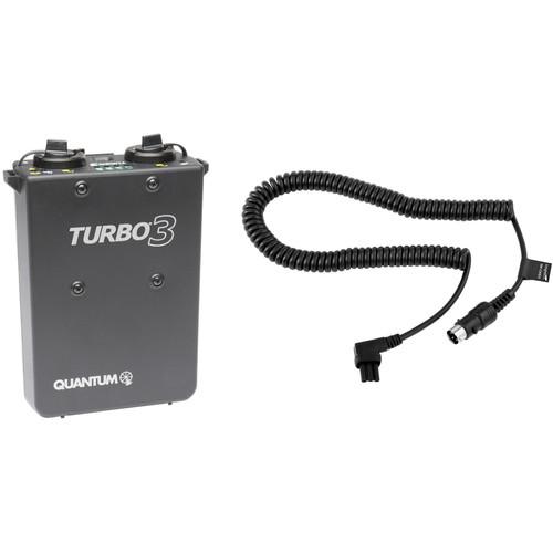 Quantum Instruments Turbo 3 Rechargeable Battery with IM-CKE Flash Cable Kit