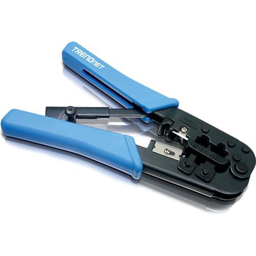 TRENDnet Professional RJ-11 RJ-12 RJ-45 Crimp Cut Strip Tool