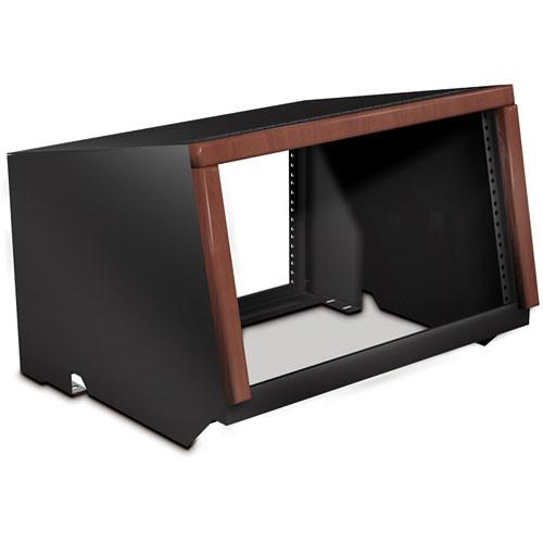 Winsted W5661 6U Rack Cabinet with Wood Trim