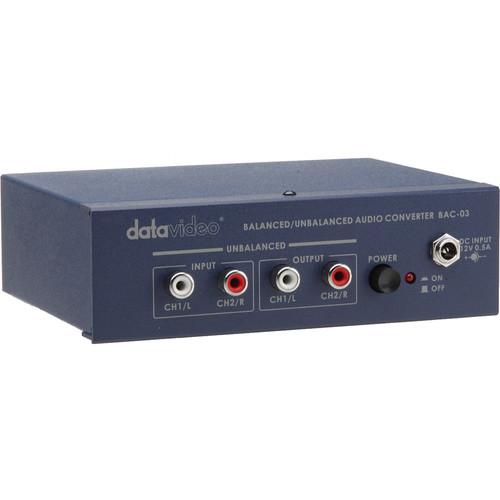 Datavideo BAC-03 Bidirectional Analog Audio Converter