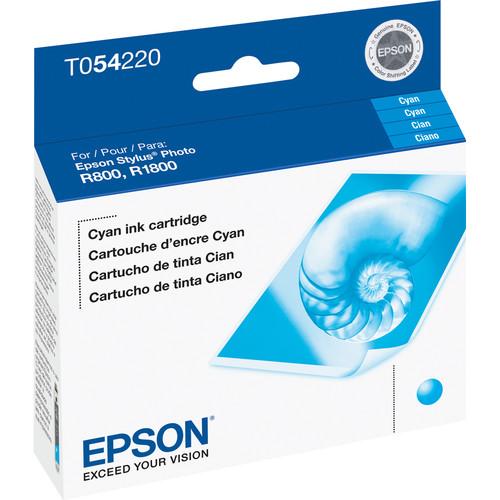 Epson Cyan Ink Cartridge for Epson Stylus Photo R800 & R1800 Printer