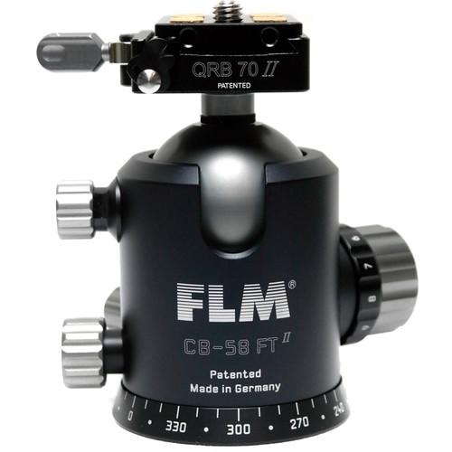 FLM CB-58 FTR Ball Head with QRP-70 Quick Release System