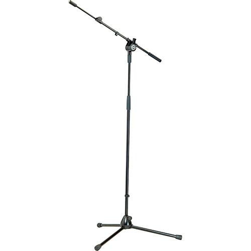 K&M Tripod Microphone Stand & Boom - Height: 37 - 65"