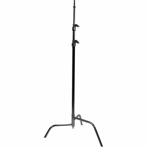 Matthews Century C Stand with Spring-Loaded Base, Black - 10.5