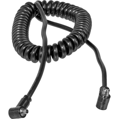 Paramount 23-6C - Rollei Locking PC to PC Male - Coiled - 21" to 5