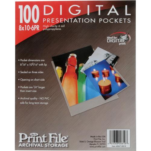 Print File Polypropylene Presentation Pocket