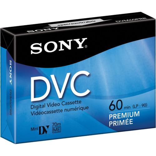 Sony DVM-60PRR Premium MiniDV Cassette, Sony, DVM-60PRR, Premium, MiniDV, Cassette