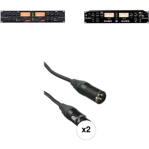 ART High Performance Dual-Input Microphone Preamp Compressor Package