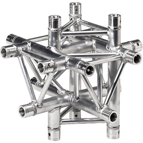Global Truss TR-4096H-U D 3-Way Triangular Horizontal T-Junction Apex Up Down Truss