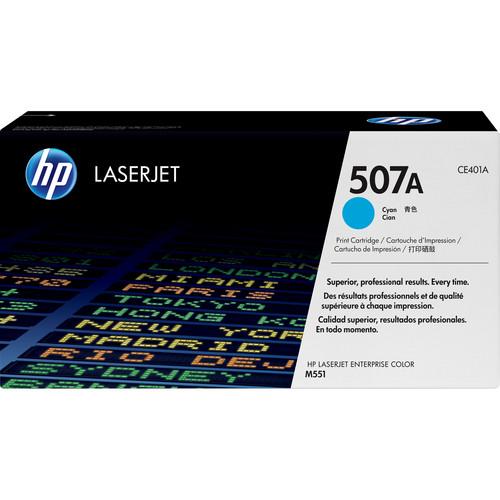 HP 507A Cyan LaserJet Toner Cartridge