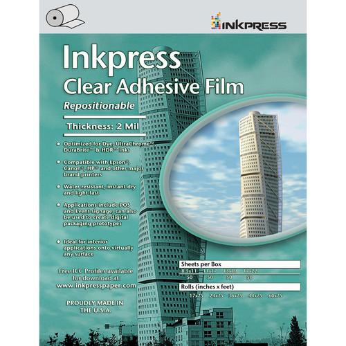 Inkpress Media Clear Adhesive Film Roll