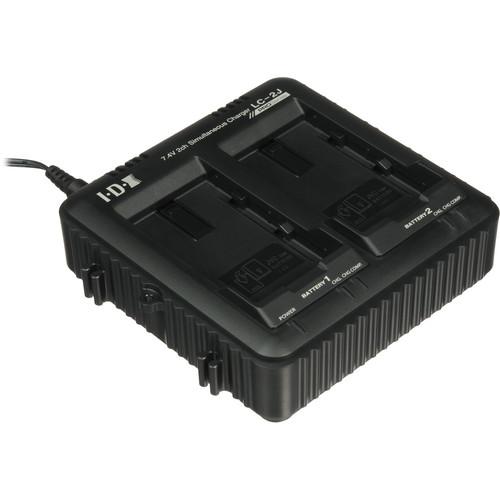 JVC LC-2J Dual Charger for SSL-JVC50 7.4V JVC Batteries