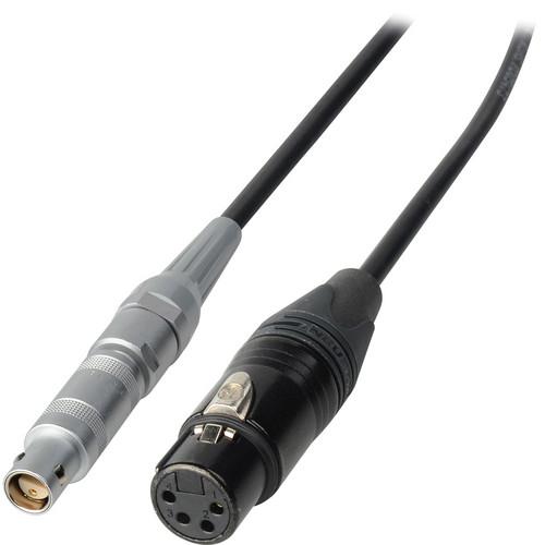 Laird Digital Cinema 12V DC Power Cable Lemo 1B-3P-SG to XLR 4F 5 ft
