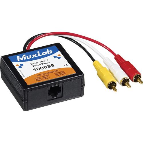MuxLab Stereo Hi-Fi Video Balun