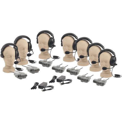 PortaCom PRO-570S 7-User ProLink Single-Ear Wireless Beltpack Intercom System