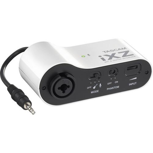 Tascam iXZ Mic & Instrument Interface for iPad iPhone iPod touch