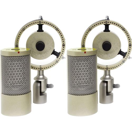 Coles Microphones 4050 Stereo Studio Ribbon Microphones Kit with Dual Mounts
