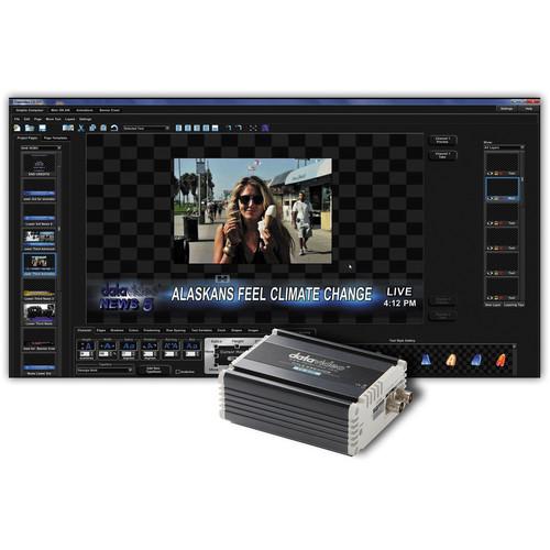 Datavideo CG-350TC Kit with CG-350 HD SD Character Generator and TC-200 HD SD Character Generator Kit