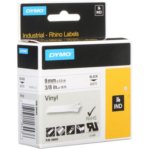Dymo Rhino 3 8" White Vinyl Labels