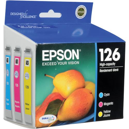 Epson T126520 126 High-Capacity Color Ink Cartridge Multi-Pack