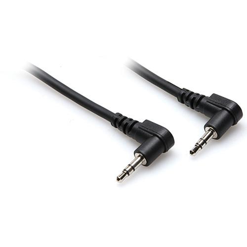 Hosa Technology CMM-110RR Right-Angle 3.5mm to Right-Angle 3.5mm Stereo Cable