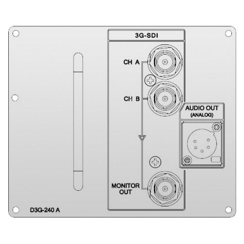 Ikegami D3G-240A 3G-SDI Analog Audio Input Board