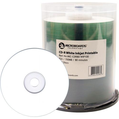 Microboards CD-R White Inkjet 52x