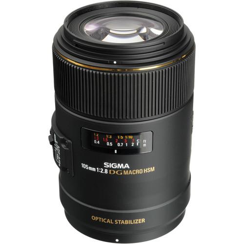 Sigma 105mm f 2.8 EX DG OS HSM Macro Lens for Nikon AF Cameras
