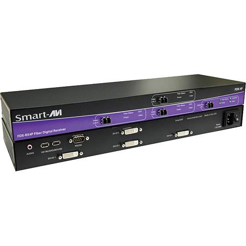 Smart-AVI FDX-S4U Single-Mode Quad DVI-D Extender