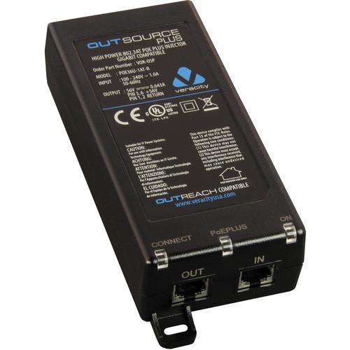 Veracity Outsource Plus Midspan PoE Plus Injector