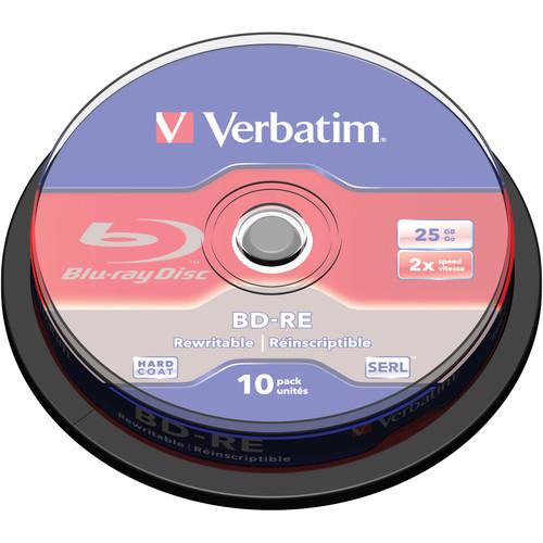 Verbatim Re-Writable Blu-ray Discs